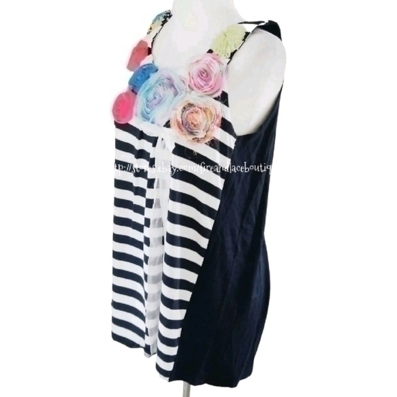 FERATELLI BOUTIQUE NEIMAN MARCUS 4D FLORAL TANK SZ S - Picture 4 of 9